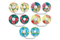 Summer Flowers Pack for Tru - Steel diabetes supplies and insulin pumps
