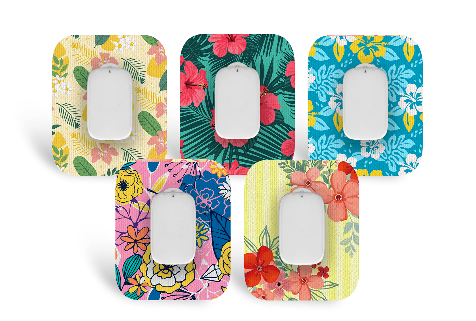 Summer Flowers Pack for Freestyle Libre 2 diabetes supplies and insulin pumps