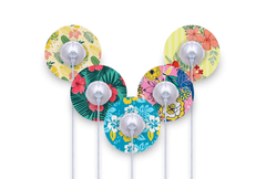 Summer Flowers Pack for Ypsomed Mylife Orbit diabetes supplies and insulin pumps