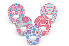 Summer Party Patch Pack for Guardian Enlite diabetes supplies and insulin pumps