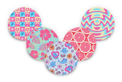 Summer Party Patch Pack for Generic Overpatch diabetes supplies and insulin pumps