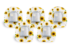 Sunflower Patch Pack for Omnipod - 5 Pack diabetes supplies and insulin pumps