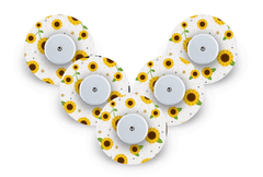 Sunflower Patch Pack for Freestyle Libre - 5 Pack diabetes supplies and insulin pumps