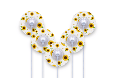 Sunflower Patch Pack for Ypsomed Mylife Orbit - 5 - Pack diabetes supplies and insulin pumps