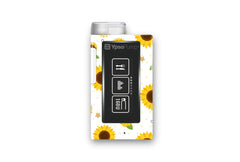 Sunflower Sticker for Novopen 4, 5, 6, or Echo diabetes supplies and insulin pumps