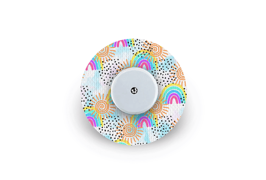 Sunshine & Rainbows Patch for Freestyle Libre 2 diabetes supplies and insulin pumps