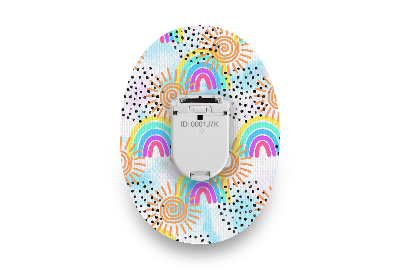 Sunshine & Rainbows Patch for Glucomen Day diabetes supplies and insulin pumps