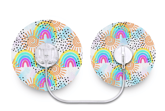 Sunshine & Rainbows Patch - Minimed Sure - T for Single diabetes supplies and insulin pumps