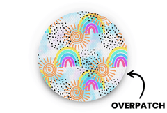 Sunshine & Rainbows Patch - Overpatches for Single diabetes supplies and insulin pumps
