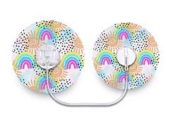 Sunshine & Rainbows Patch - Tru - Steel for Single diabetes supplies and insulin pumps