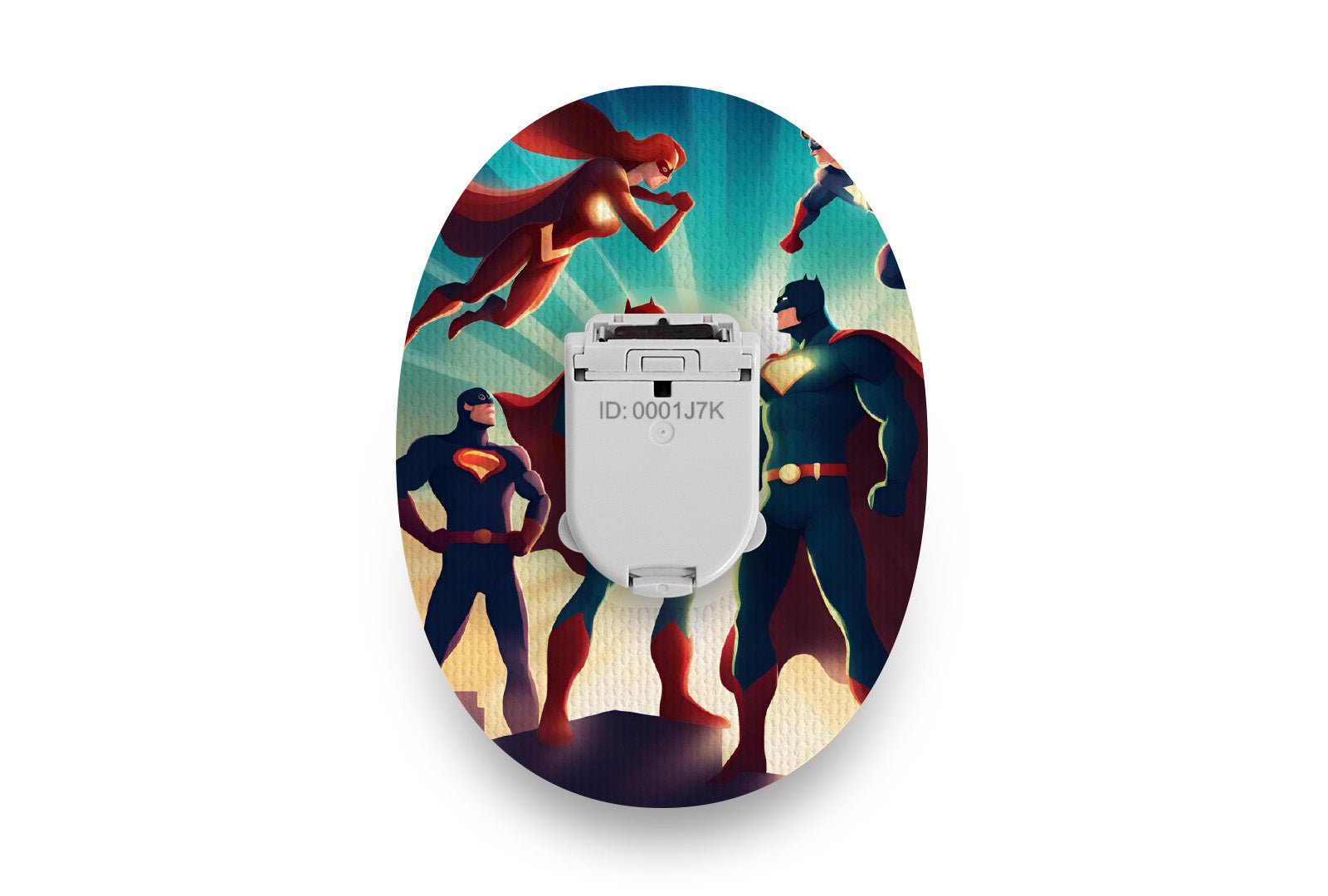 Superhero Patch for Glucomen Day diabetes supplies and insulin pumps