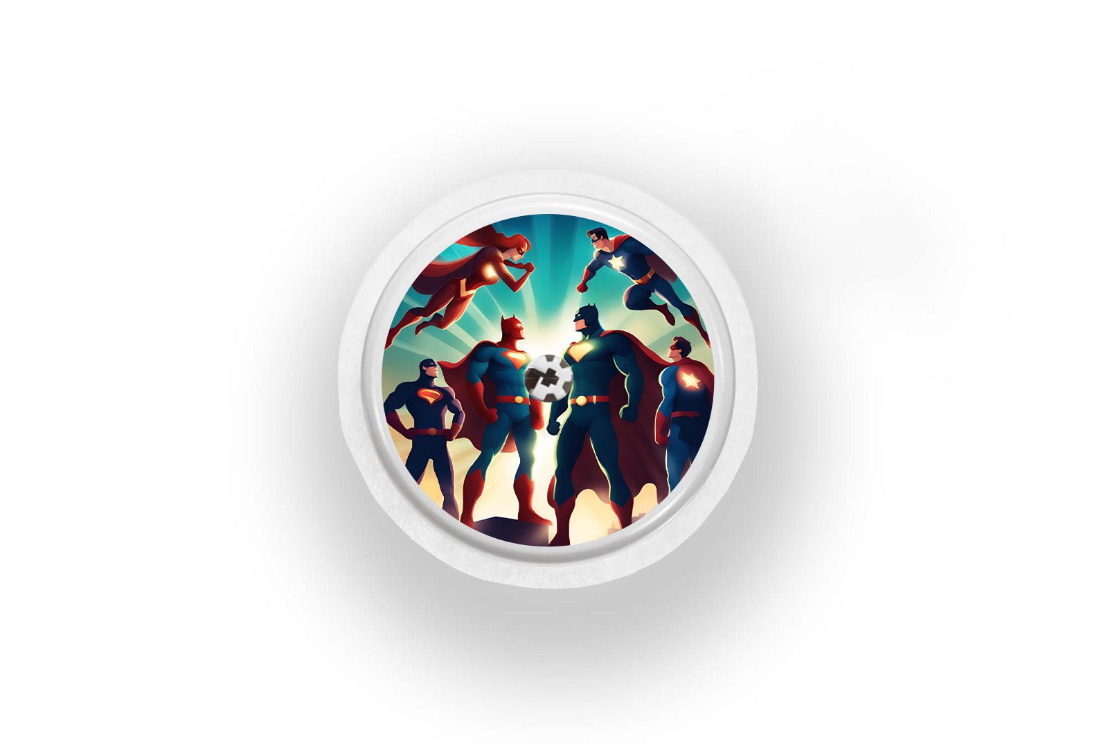 Superhero Sticker for Novopen 4, 5, 6, or Echo diabetes supplies and insulin pumps