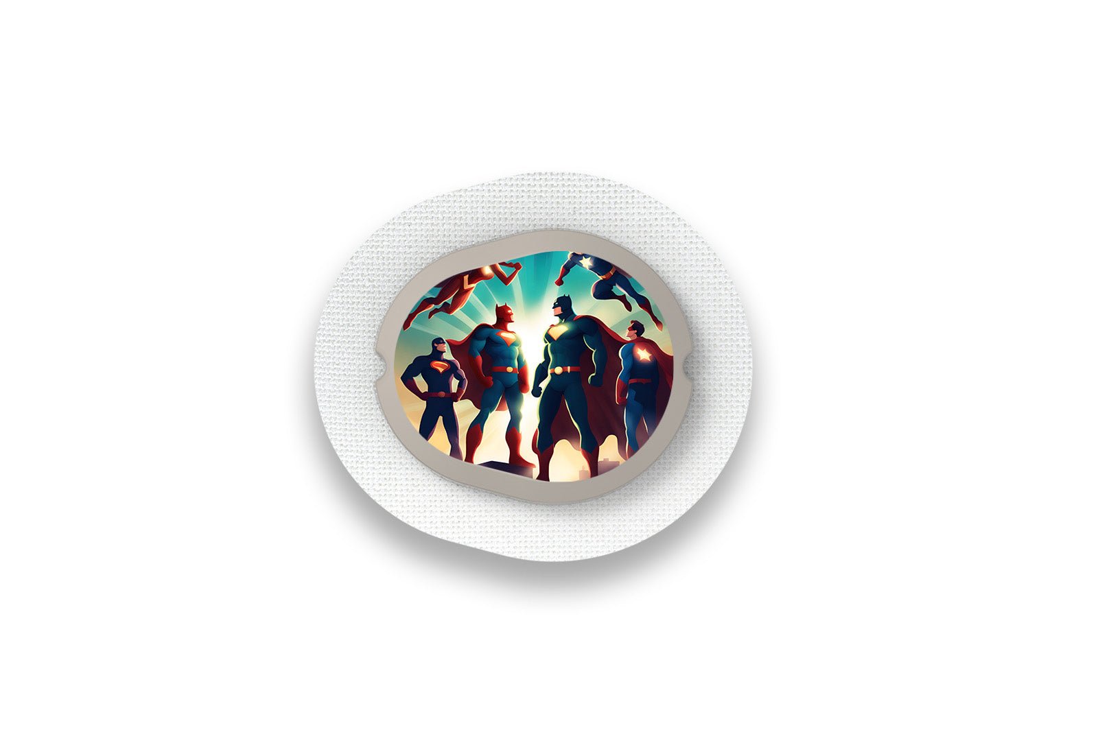 Superhero Sticker for Novopen 4, 5, 6, or Echo diabetes supplies and insulin pumps