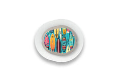 Surf Boards Sticker for Novopen 4, 5, 6, or Echo diabetes supplies and insulin pumps