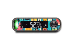 Surf Boards Sticker for Novopen 4, 5, 6, or Echo diabetes supplies and insulin pumps