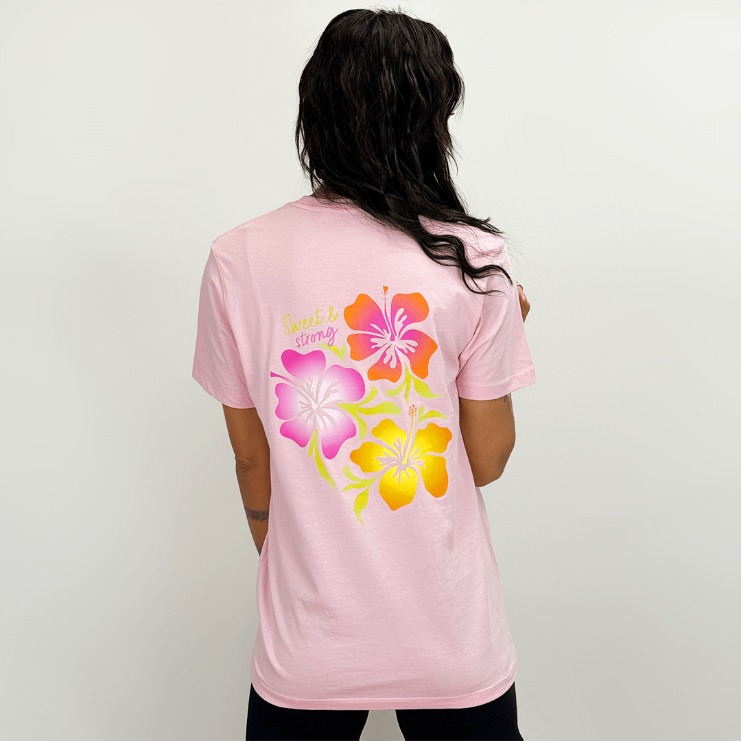 Sweet & Strong T-Shirt for Pink diabetes supplies and insulin pumps