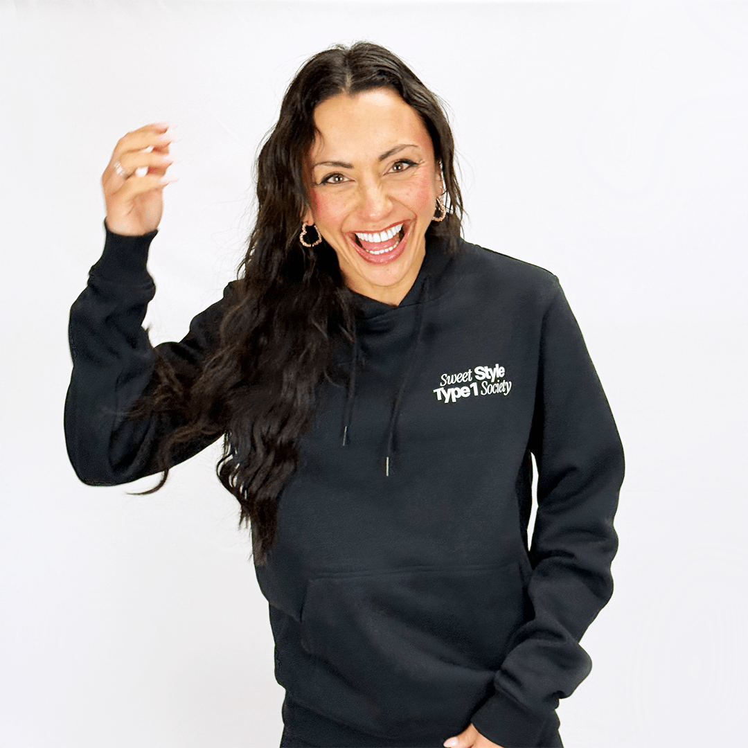 Sweet Style Hoodie for Black diabetes supplies and insulin pumps