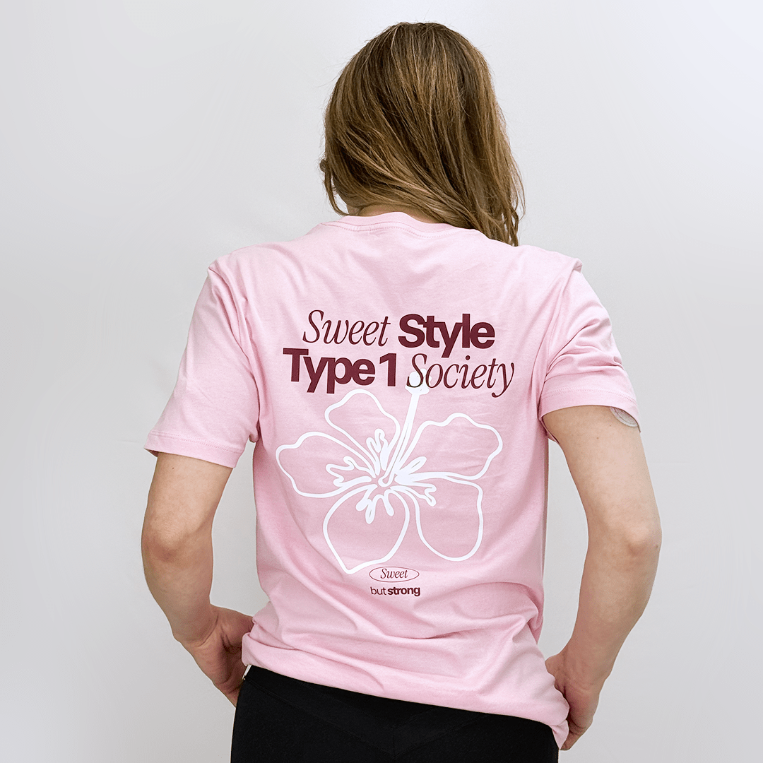 Sweet Style T-Shirt for Pink diabetes supplies and insulin pumps
