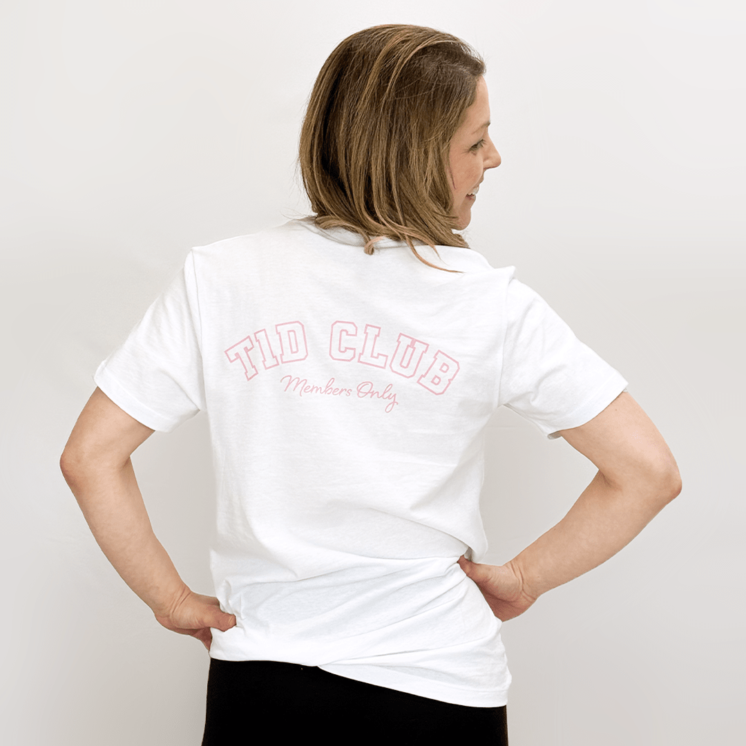 T1D Club T-Shirt for Pink diabetes supplies and insulin pumps
