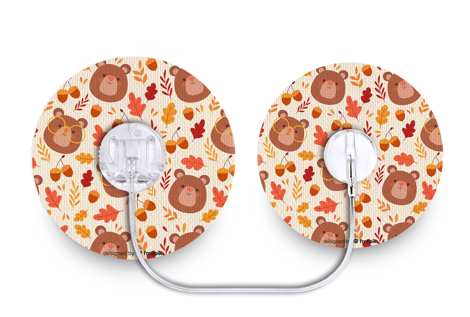 Teddy Bear Patch - Tru - Steel for Single diabetes supplies and insulin pumps