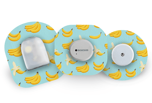 Totally Bananas Patch for Freestyle Libre 2 diabetes supplies and insulin pumps