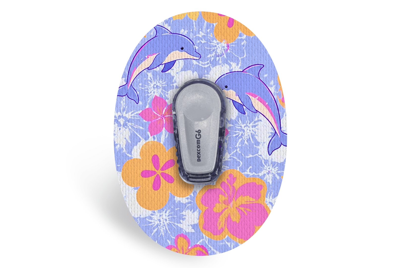 Tropical Dolphins Patch for Dexcom G6 / One diabetes supplies and insulin pumps
