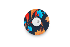 Tropical Flower Patch - Libre 3 for Single diabetes supplies and insulin pumps