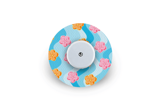 Vacation Vibes Patch for Freestyle Libre 2 diabetes supplies and insulin pumps