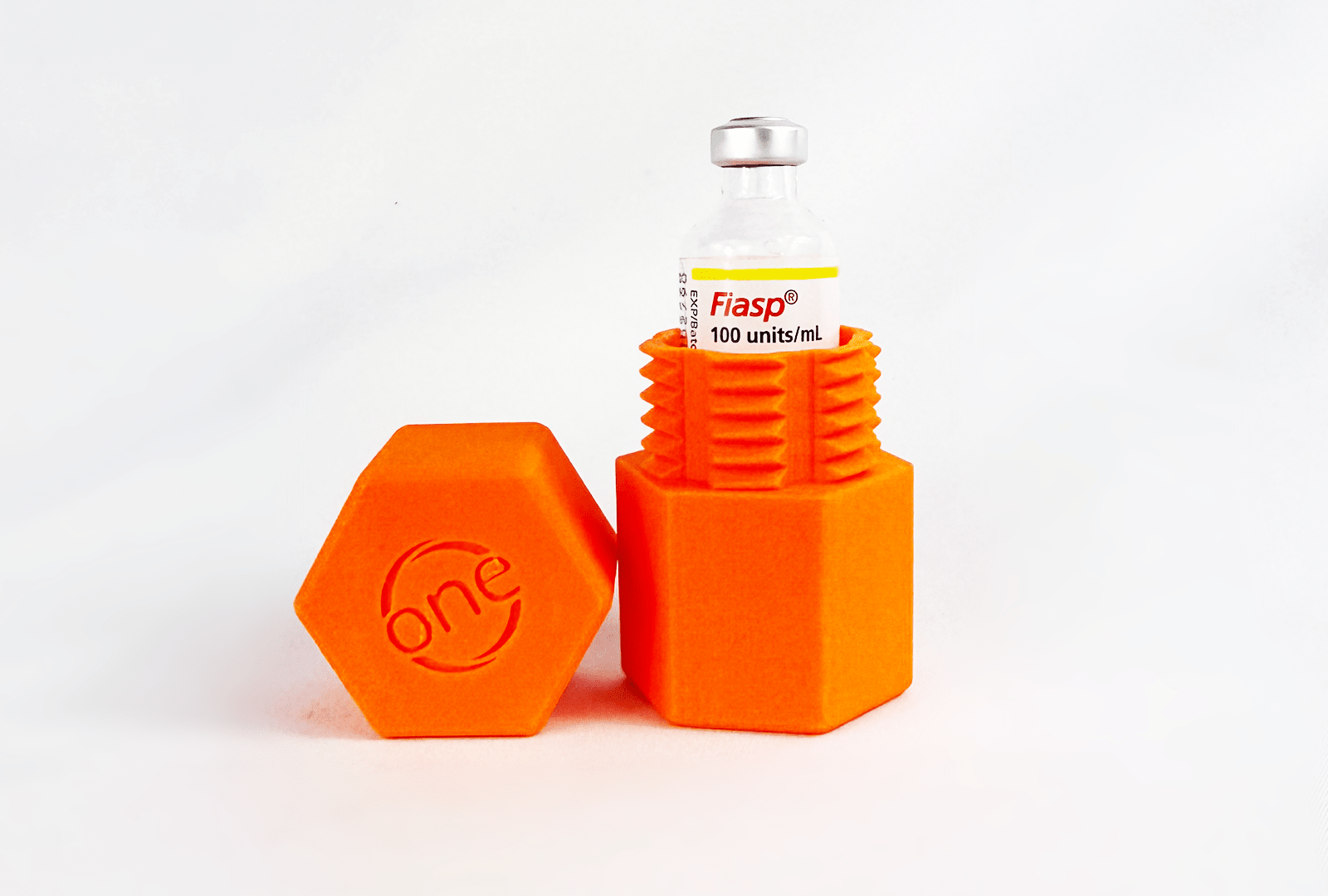 Vial Protectors (10ml) - All Colours for Orange diabetes supplies and insulin pumps
