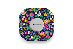 Vibrant Flowers Patch - 20 Pack for Dexcom G7 diabetes supplies and insulin pumps