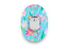 Vibrant Petals Patch for Glucomen Day diabetes supplies and insulin pumps