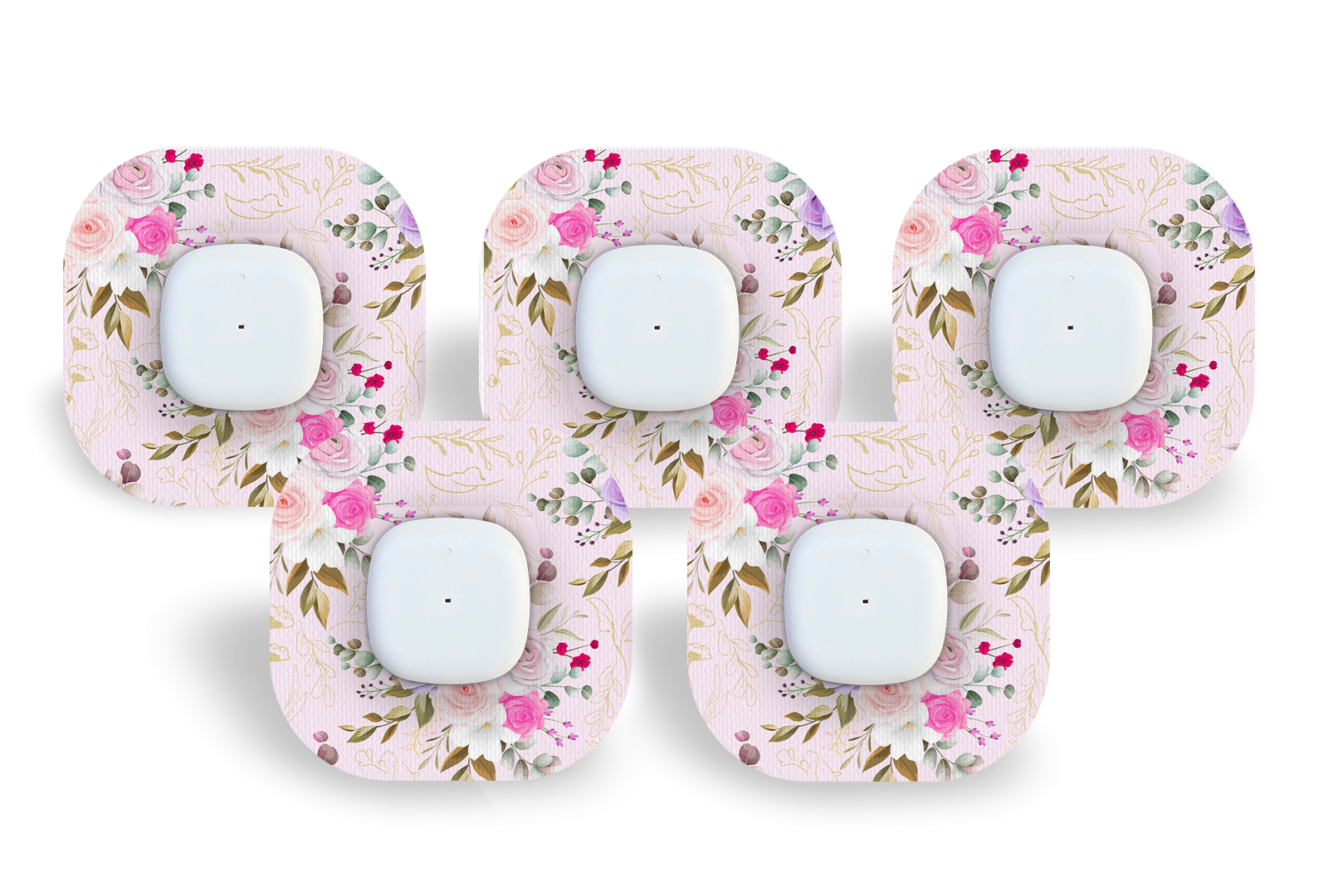 Vintage Bouquet Patch Pack for Simplera - 5 - Pack diabetes supplies and insulin pumps