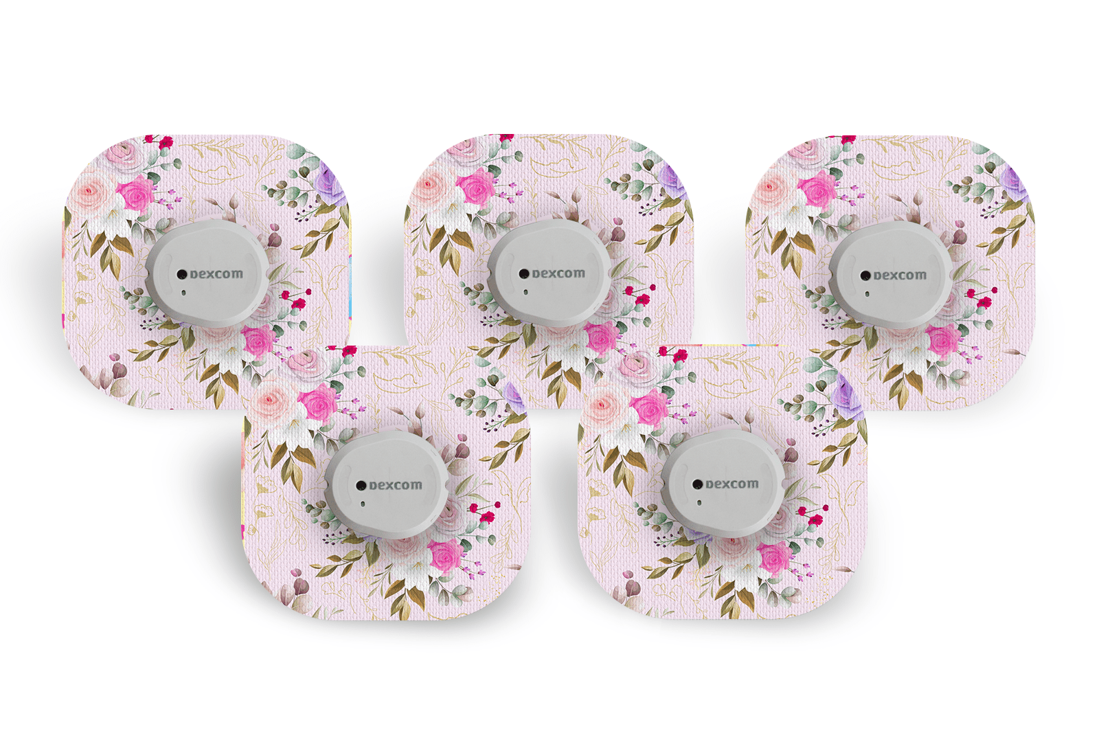 Vintage Bouquet Patch Pack for Guardian Enlite - 10 Pack diabetes supplies and insulin pumps