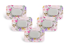 Vintage Bouquet Patch Pack for GlucoRX Aidex - 5 - Pack diabetes supplies and insulin pumps
