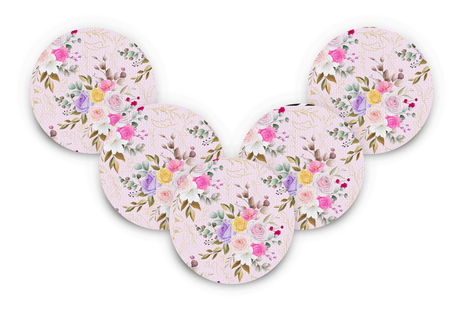 Vintage Bouquet Patch Pack for Generic Overpatch - 5 Pack diabetes supplies and insulin pumps