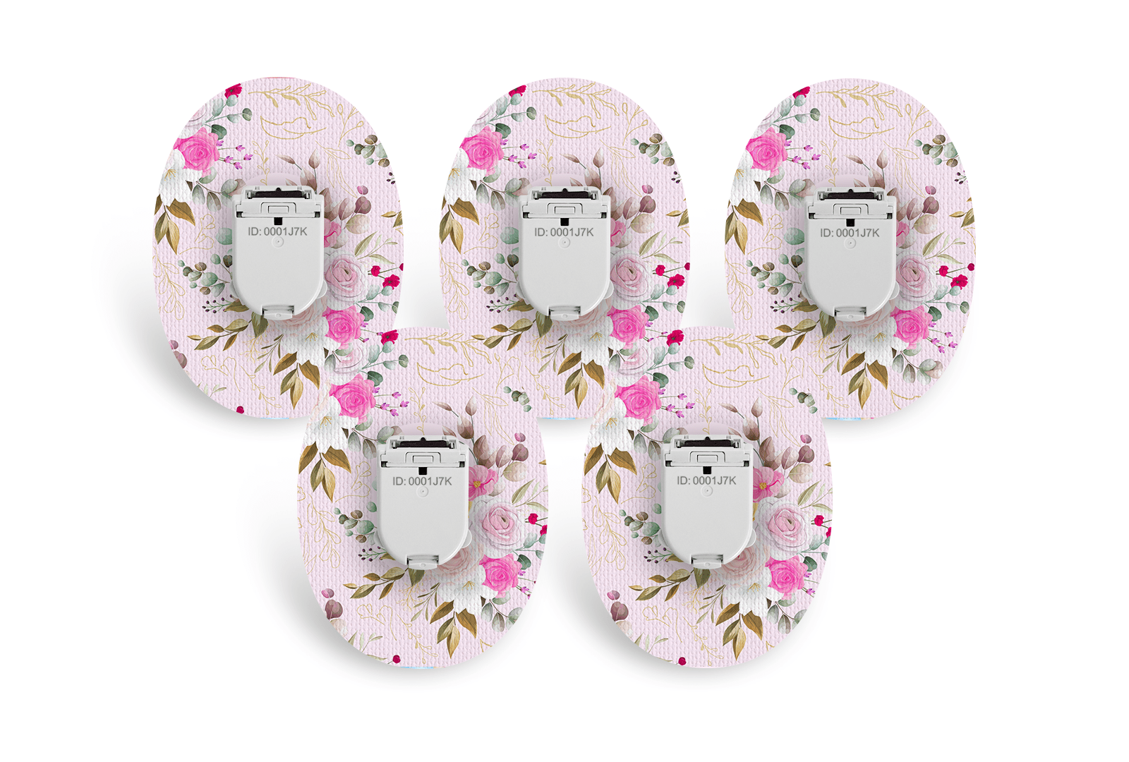 Vintage Bouquet Patch Pack for Glucomen Day - 5 - Pack diabetes supplies and insulin pumps