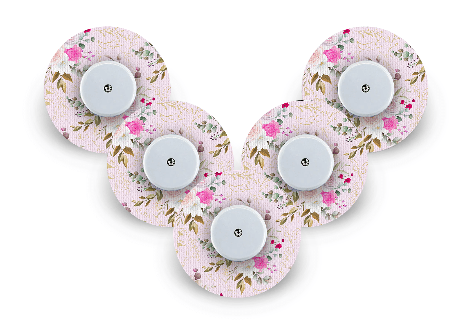 Vintage Bouquet Patch Pack for Freestyle Libre - 5 Pack diabetes supplies and insulin pumps