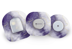 Violet Marble Patch for Freestyle Libre diabetes supplies and insulin pumps