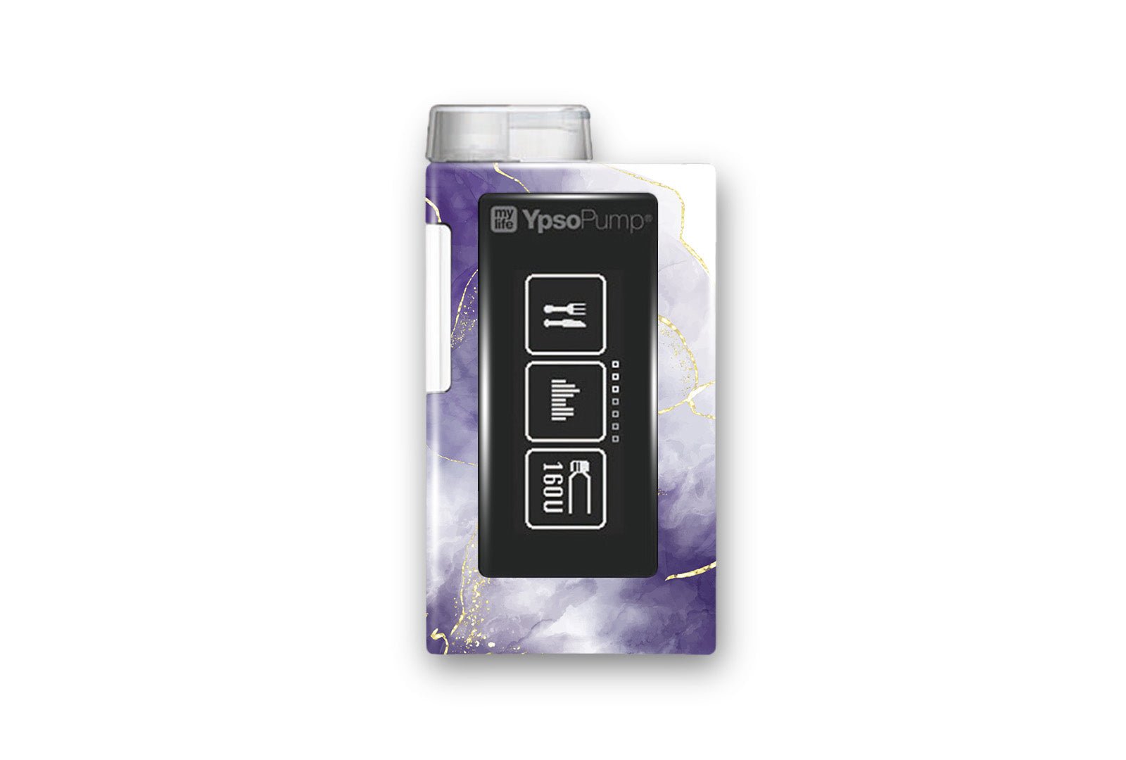 Violet Marble Sticker for Dexcom G7 / One+ Sensor diabetes supplies and insulin pumps