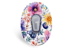 Watercolour Flowers Patch for Dexcom G6 / One diabetes supplies and insulin pumps