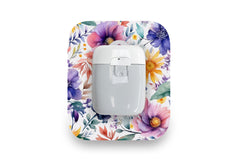 Watercolour Flowers Patch for Medtrum Pump diabetes supplies and insulin pumps