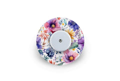 Watercolour Flowers Patch for Freestyle Libre 2 diabetes supplies and insulin pumps