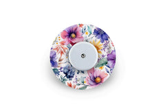 Watercolour Flowers Patch for Freestyle Libre 2 diabetes supplies and insulin pumps