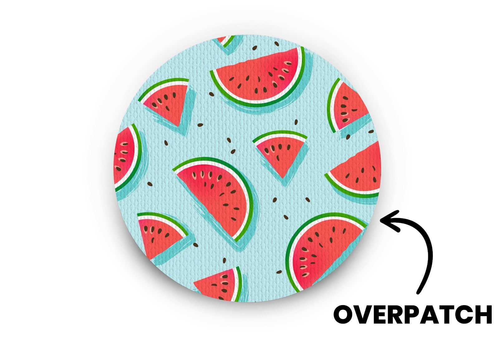Watermelon Patch - Overpatches for Single diabetes supplies and insulin pumps
