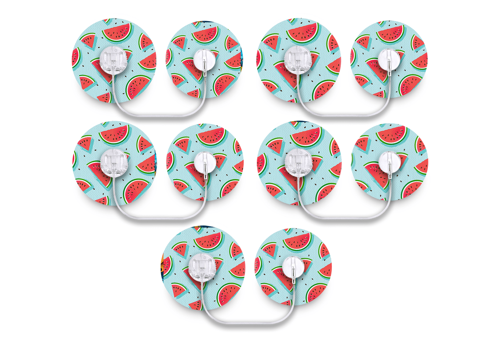 Watermelon Patch Pack for Tru - Steel - 5 - Pack diabetes supplies and insulin pumps