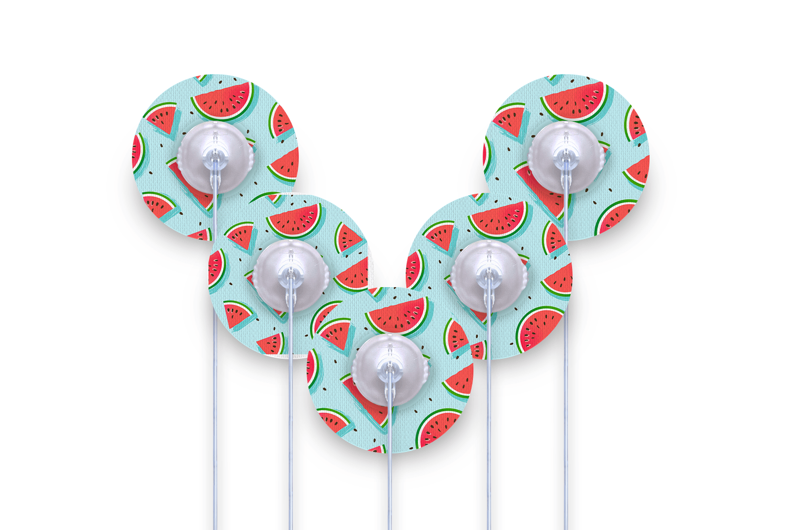 Watermelon Patch Pack for Ypsomed Mylife Orbit - 5 - Pack diabetes supplies and insulin pumps