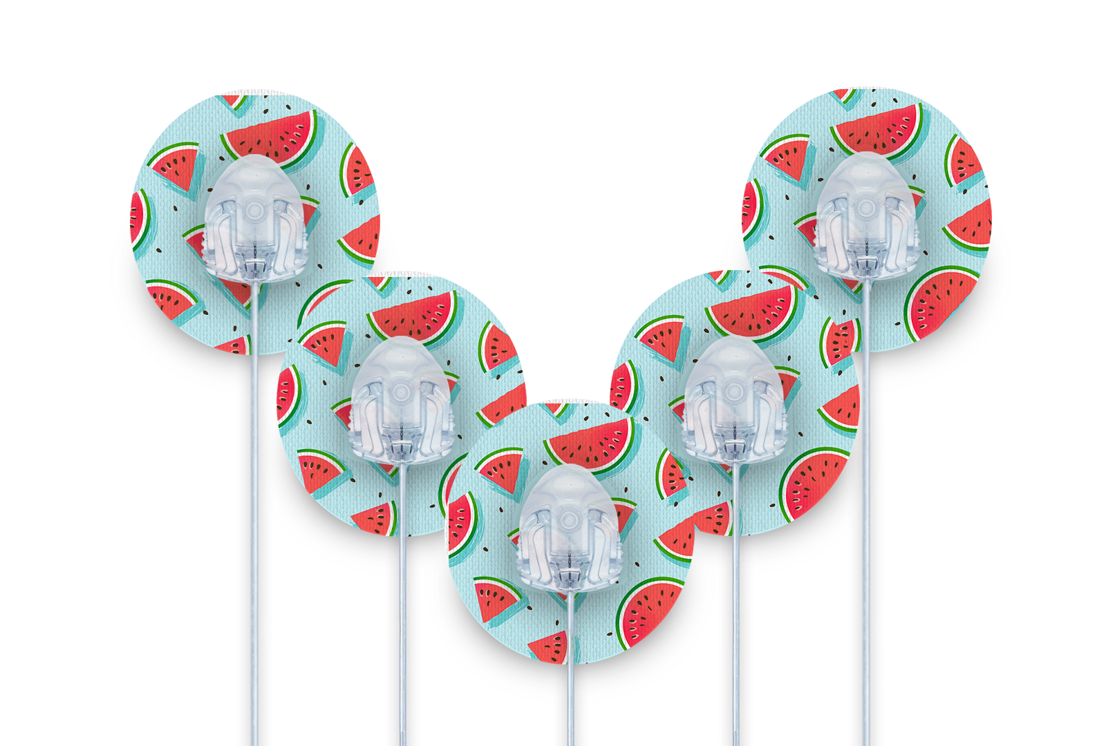 Watermelon Patch Pack for Ypsomed Mylife Orbit - 5 - Pack diabetes supplies and insulin pumps