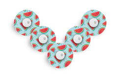 Watermelon Patch Pack for Libre 3 - 5 - Pack diabetes supplies and insulin pumps