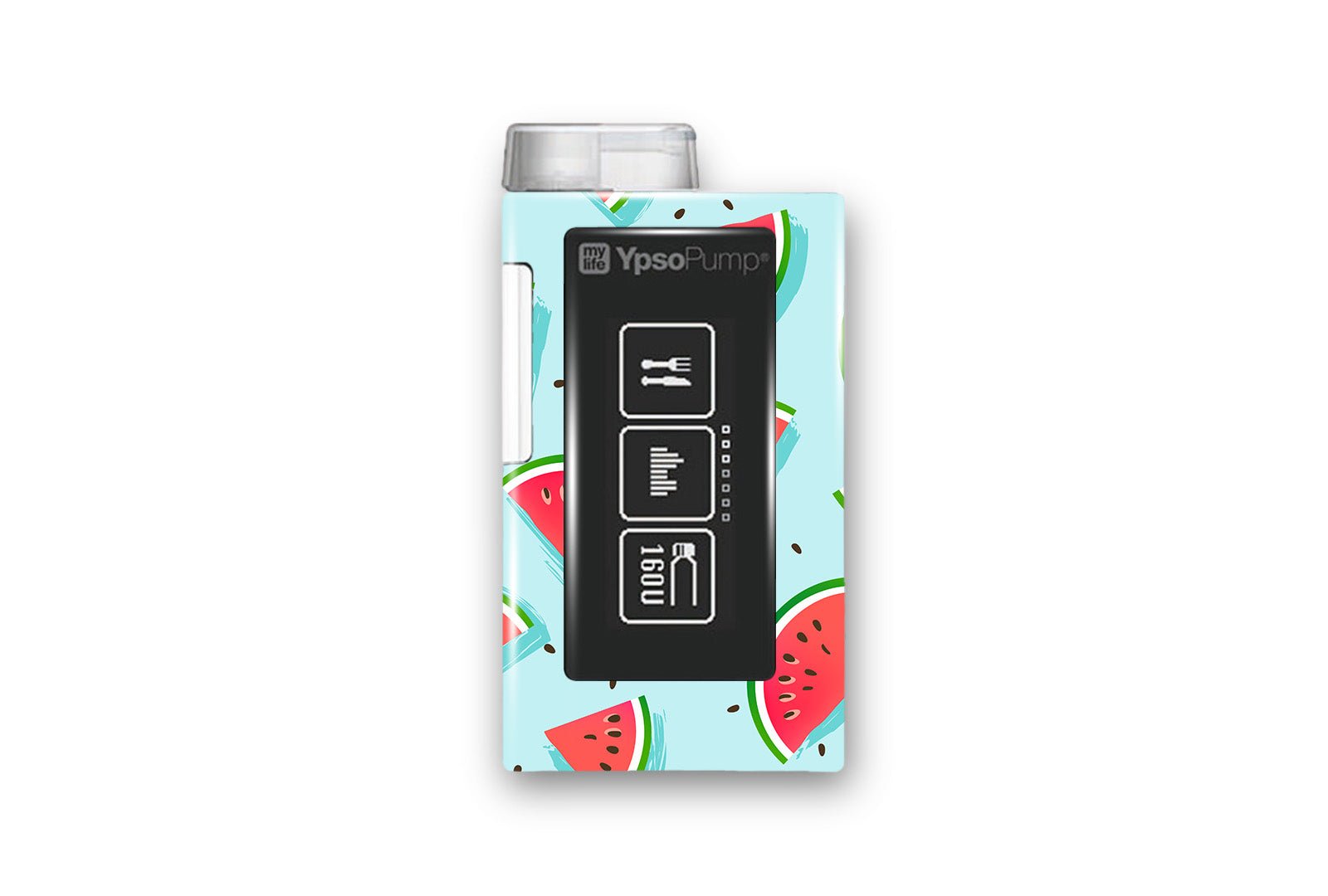 Watermelon Sticker for T:Slim X2 diabetes supplies and insulin pumps