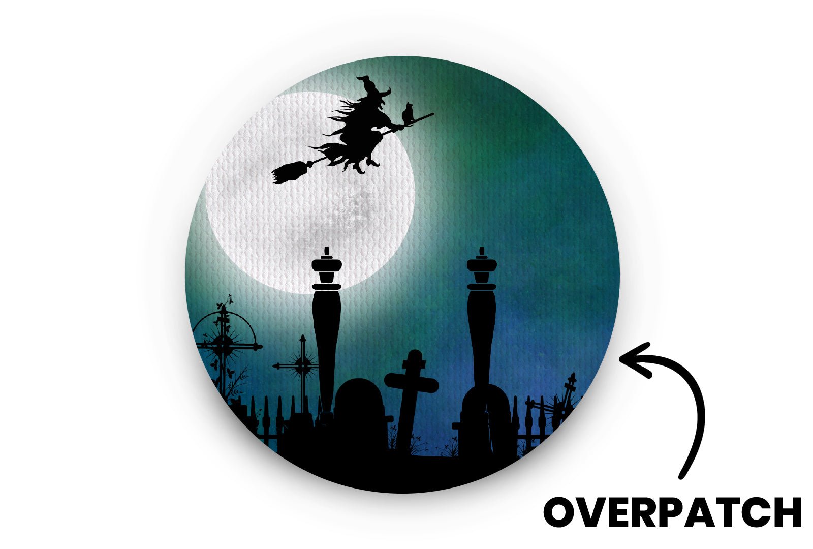 Wicked Witch Patch - Overpatches for Single diabetes supplies and insulin pumps